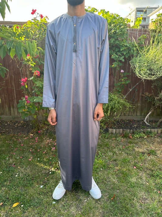 Grey Omani Men’s Thobe