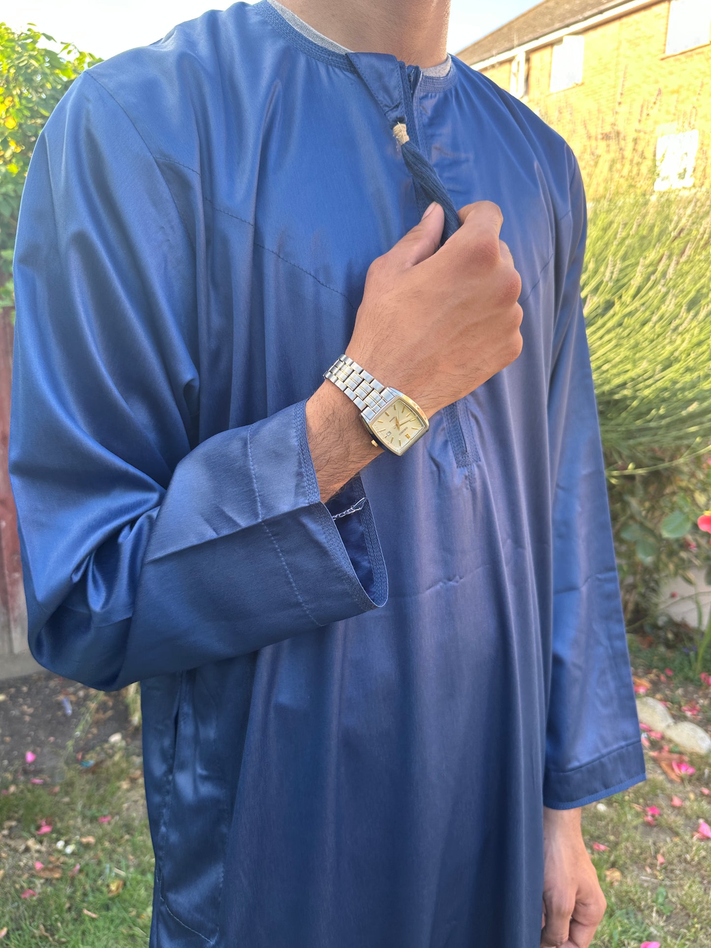 Blue Omani Men’s Thobe