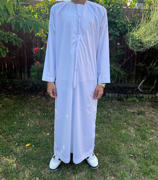 White Emirati Men’s Thobe