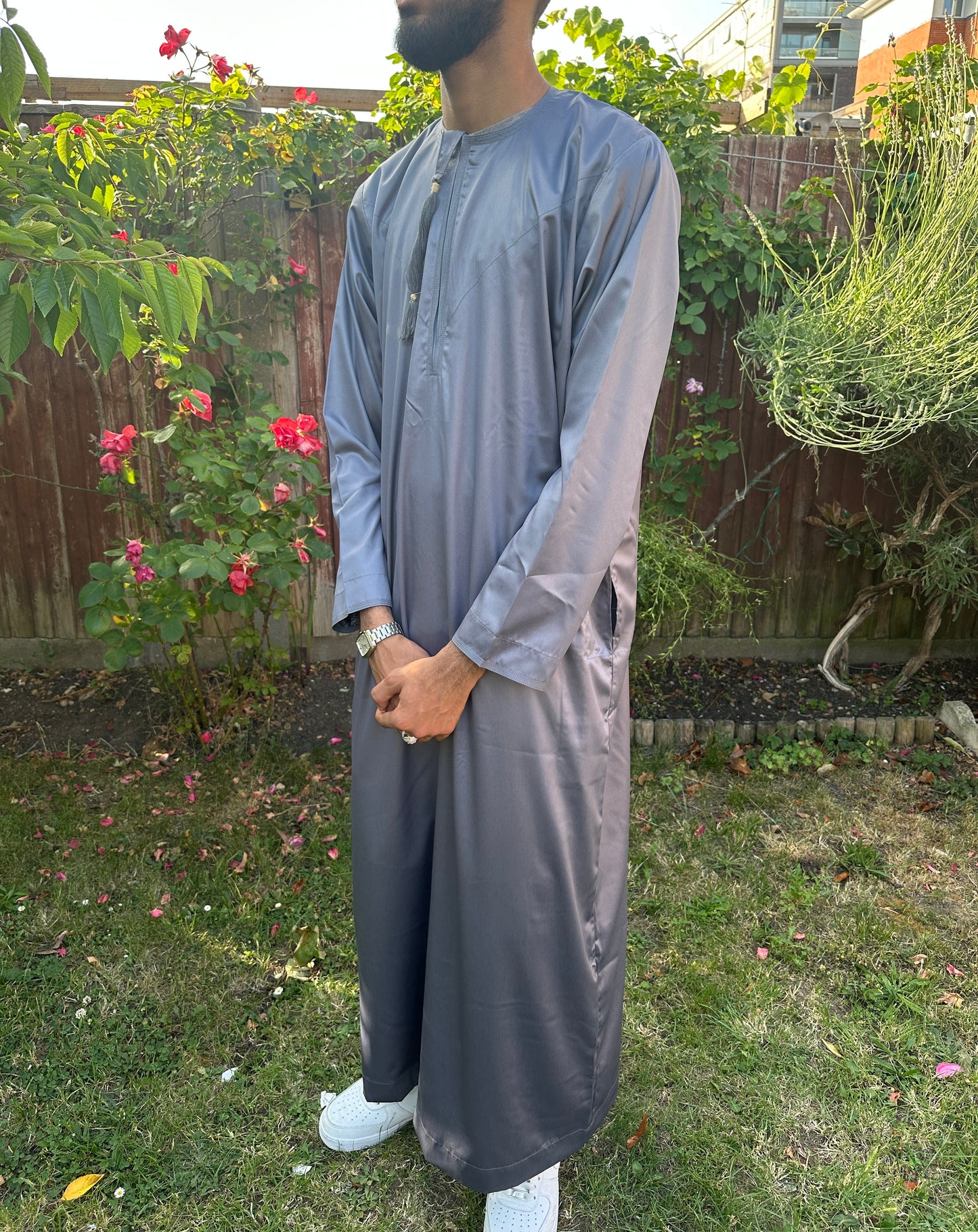 Grey Omani Men’s Thobe