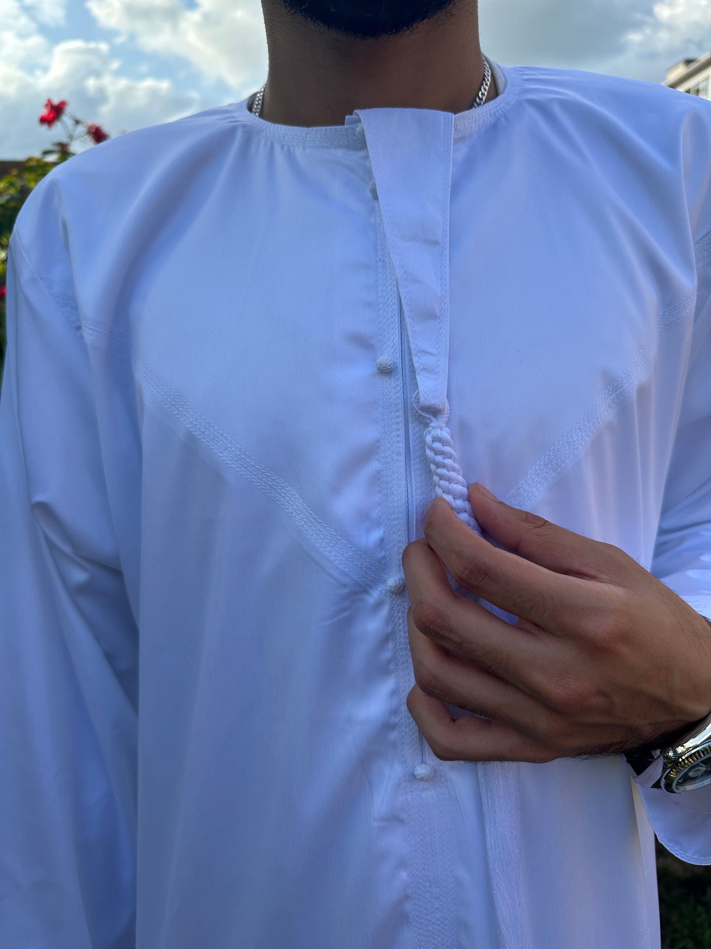 White Emirati Men’s Thobe